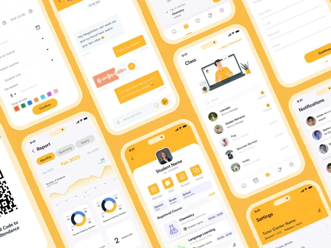Just dropped a full EdTech mobile UI concept — chat, reporting, class mgmt, and student dashboards all in one clean app.
Perfect for tutors and learning centers.
Built in Figma ✏️
