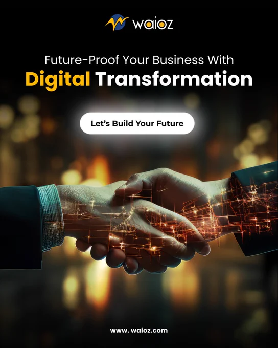 Digital transformation isn't a luxury anymore—it's a necessity. At Waioz, we help businesses evolve by integrating smart tech, streamlining operations, and optimizing digital experiences. Let’s future-proof your brand and outpace your competitors with solutions that deliver. Call @ 📞  India: ‪ 91 9344939383‬ , France: ‪ 33 7 68388966‬,  📧support@waioz.com 

#waioz #mobileappdevelopmentcompany #aisolutionsprovider #digitaltransformationservices #nocodeecommerceappbuilder #nocodewebsitebuilder #aiwebsitebuilder #customerretentionmarketingplatform #saasproductdevelopment #lowcodenocodedevelopment #businessautomationservices #aichatbotdevelopment #websitebuilderforcreators #ecommerceappbuilderforstartups #digitalinnovationcompany #mobileandwebappsolutions
