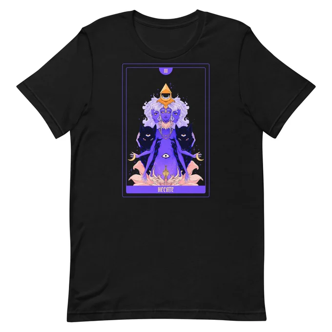 hecate tarot card t-shirt