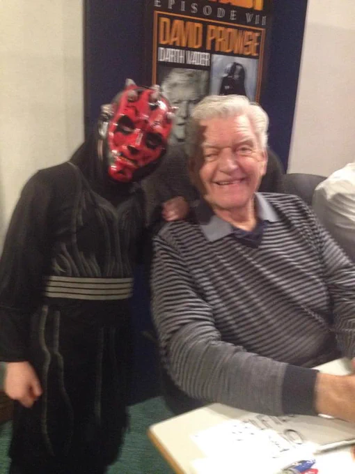 Rory and david prowse AKA Darth vader