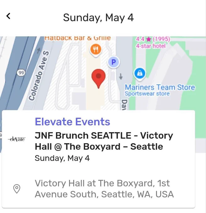 Image of RSVP info for the event, location identified at Victory Hall at The Boxyard on 1st Ave