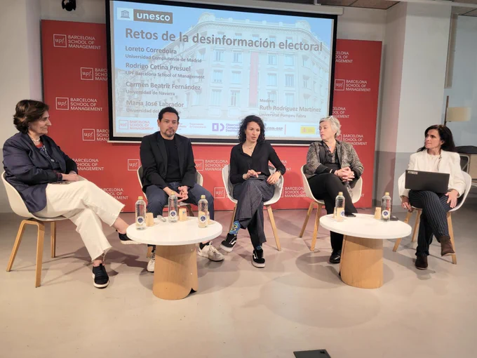 Académicos participaron en la Conferencia Retos de la Desinformación Electoral. 