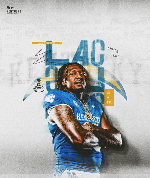 JJ Weaver has been invited to the Los Angeles Chargers Training Camp. 