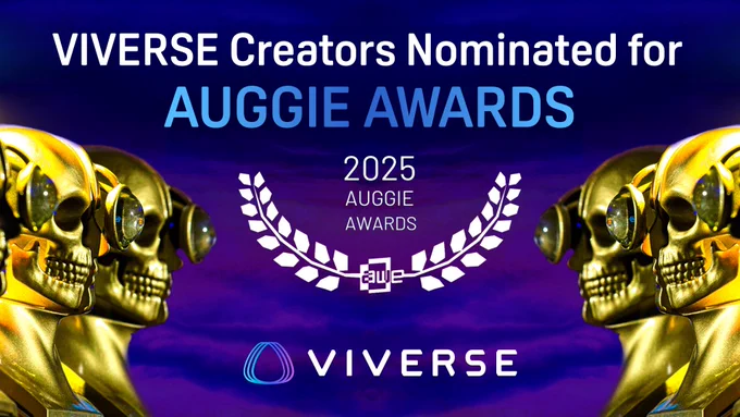 Did you catch that? VIVERSE and VIVERSE Creators are nominated for the 2025 Auggie Awards!
