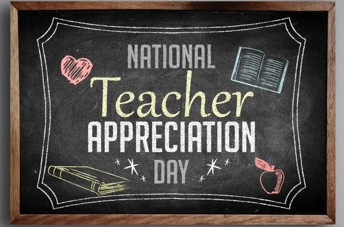 National Teacher Appreciation Day graphic