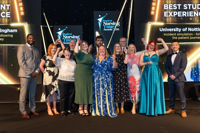 Winners of Best Student Experience, University of Nottingham.