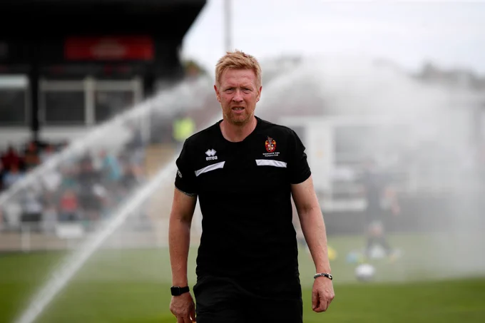 Ian Clark at Spennymoor. Credit: David Nelson (Spennymoor Town FC)
