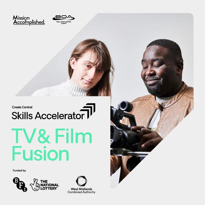 Apply now 👉 https://www.createcentraluk.com/news/allsapcourses2025
Delivered by @MissionAccompUK & @StageScreen_BOASupported by @BFI   @WestMids_CA 🎥🎞️
#TVFilmFusion #SkillsAccPro #CreateCentralUK #FilmJobs #TVCareers #WestMidlands 