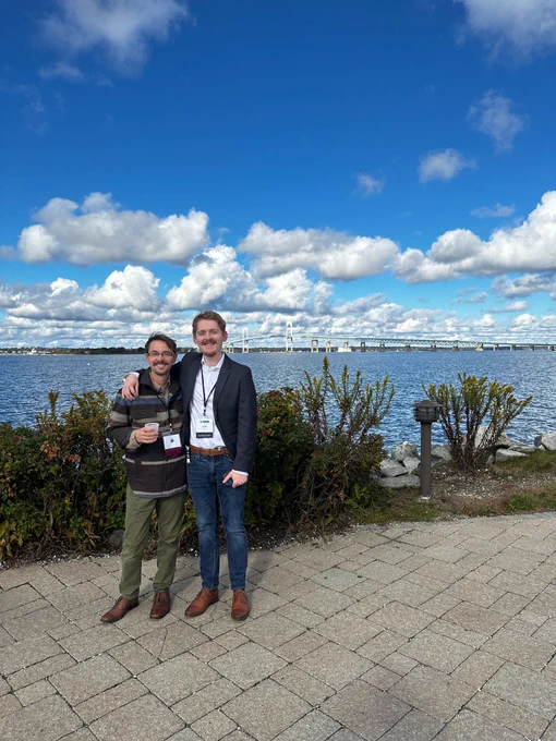 Bytes.co CEO Jay Di Vece and Digital Marketing Manager Scott Kliczewski at the Fall 2023 NEFMA Conference