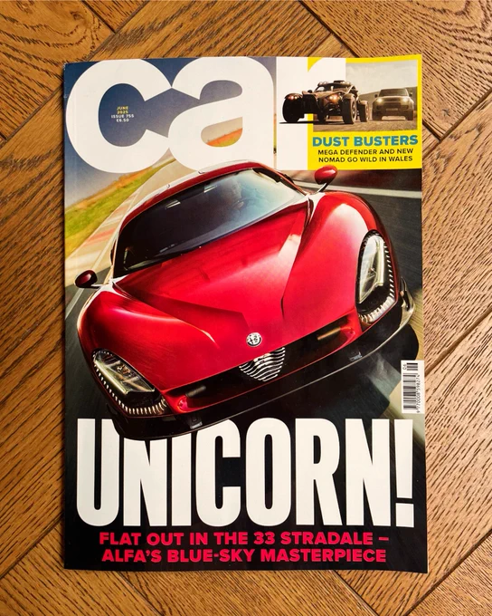CAR magazine front cover, June 2025