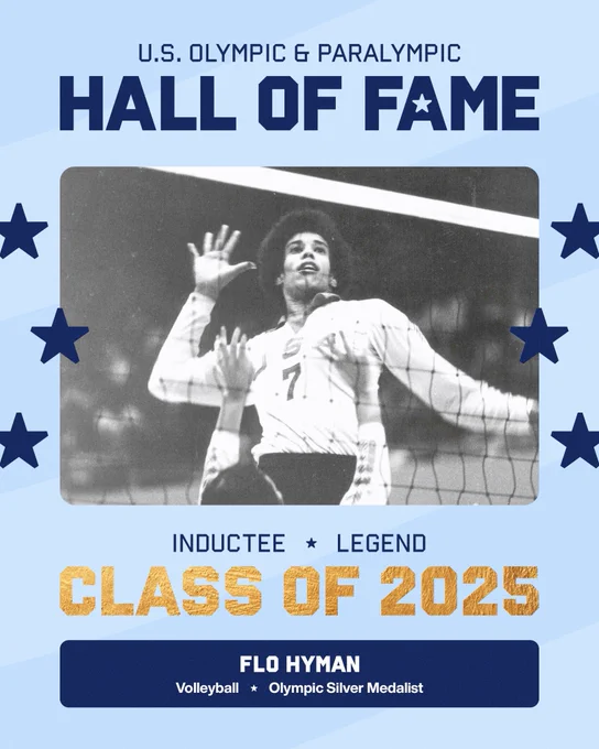 U.S. Olympic & Paralympic Hall of Fame. Inductee. Legend. Class of 2025. Flo Hyman. Volleyball. Olympic Silver Medalist