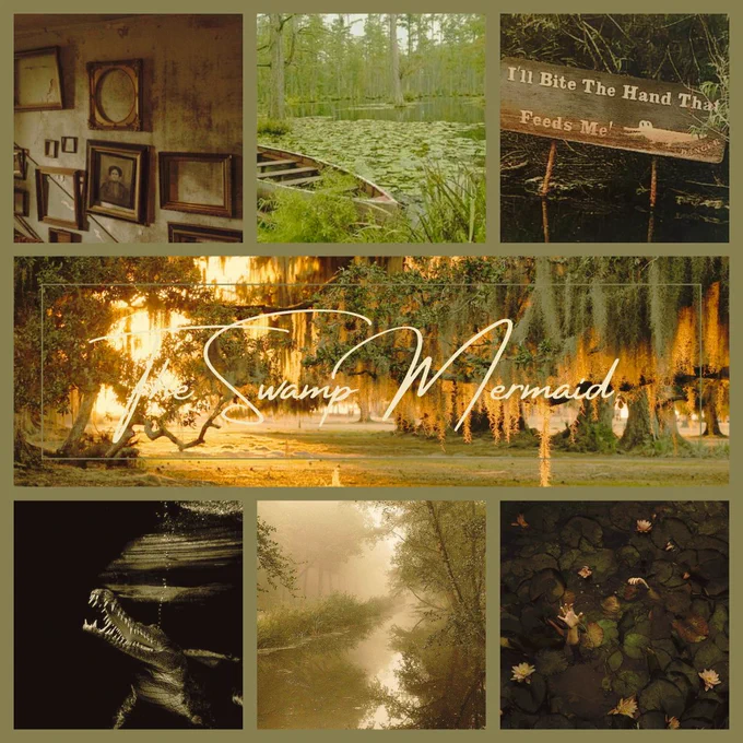 southern gothic moodboard