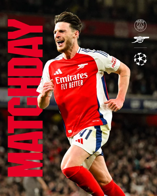 Matchday: PSG v Arsenal