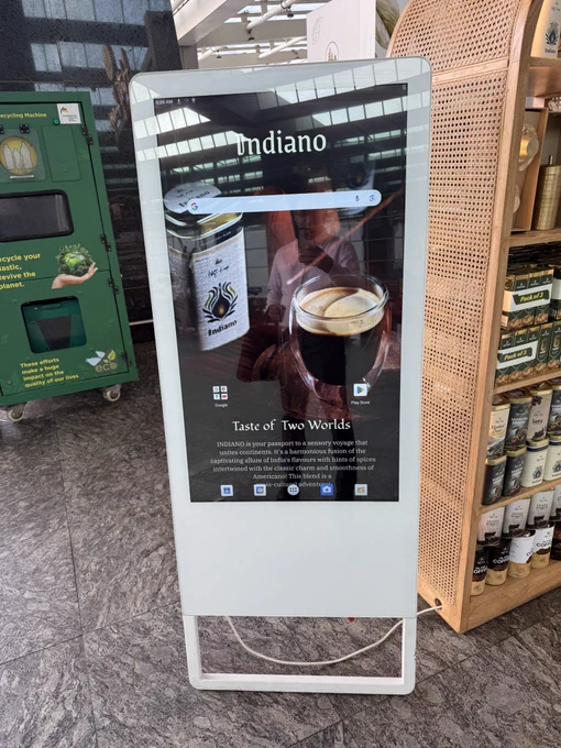 Indiano coffee made from Indian Filter coffee.