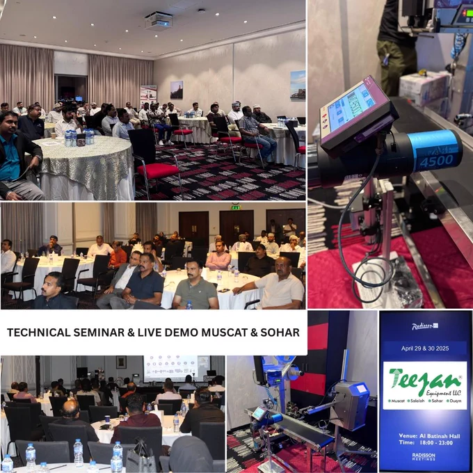 markem imaje printing and coding machine event in oman
