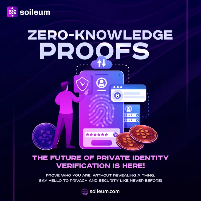 “Abstract visual representation of Zero-Knowledge Proofs — featuring a digital identity symbol with a magnifying glass, blockchain nodes, and security icons, emphasizing private and secure identity verification using Web3 technology.”

This alt text tells both visually impaired users and search engines what the image is about while staying relevant to your theme.

Would you like me to write variations for different platforms (e.g., LinkedIn, Twitter) as well?