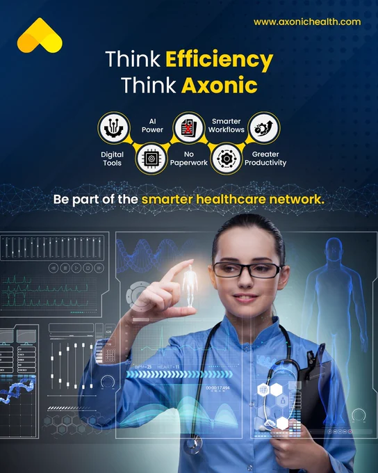 𝐓𝐡𝐢𝐧𝐤 𝐄𝐟𝐟𝐢𝐜𝐢𝐞𝐧𝐜𝐲. 𝐓𝐡𝐢𝐧𝐤 𝐀𝐱𝐨𝐧𝐢𝐜.

In a world where time is critical, Axonic empowers healthcare professionals with cutting-edge digital tools and AI-driven solutions. Say goodbye to paperwork and hello to smarter, more efficient workflows. 

.

.

.

.

.

.

.

.

.

.

.

.

.

.

.

.

.

.

.

.

.

.

#healthcare #healthtech #digitalhealth #AIinhealthcare #healthcaretechnology #medicalsoftware #workflowefficiency #productivity #healthcareinnovation #futureofhealthcare #aipowered #machinelearning #healthIT #streamlinehealthcare #paperless #eleminatepaperwork #smarterhealthcare #healthcarenetwork #techinhealth #healthcareautomation #digitaltransformation

#innovationinmedicine #axonichealth #axonic #axonicpune #axonicmumbai #axonicglobal



[healthcare efficiency, workflow automation, AI healthcare, digital health tools, reduce medical paperwork, healthcare productivity, smarter healthcare network, healthcare workflow optimization, AI in healthcare administr