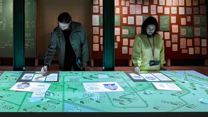 AY-PE Interactive AV Design for Bletchley Park - Park Management Multiplayer Interactive (Photo: Andrew Lee)