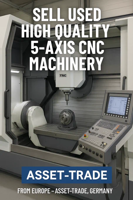 High quality used CNC 5 Axis Machines
https://www.asset-trade.de/