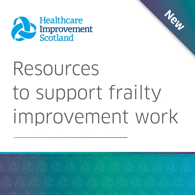 Healthcare Improvement Scotland logo

New

Resources to support frailty improvement work