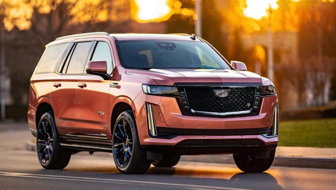 STRUT Cadillac Escalade in Rose Gold