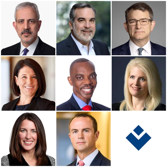 This collage features the LGC blue diamond and eight headshots of the Fellows recognized on this list, including:

🔹 Sergio Acosta (LGC Fellow since 1999) - Partner, Akerman
🔹 Michael Andolina (LGC Fellow since 2015) - Partner, White & Case
🔹 Gary Feinerma (LGC Fellow since 2002) - Partner, Latham & Watkins
🔹 Annie Kastanek (LGC Fellow since 2024) - Partner, Jenner & Block
🔹 Samuel Mendenhall (LGC Fellow since 1999) - Partner, Winston & Strawn
🔹 Britt Miller (LGC Fellow since 2017) - Partner, Mayer Brown
🔹 Natalie Spears (LGC Fellow since 2003) - Partner, Dentons
🔹 Wade Thomson (LGC Fellow since 2017) - Partner, Jenner & Block
