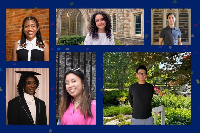 collage of students in Trinity's Senior Class of 2025