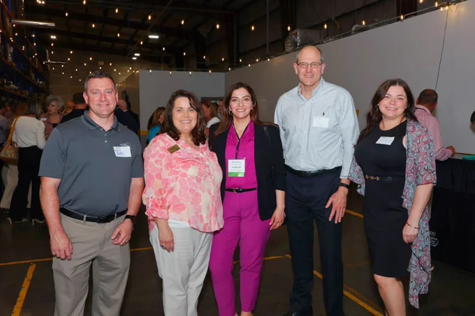 (l-r) Senior Procurement Consultant Eric Byrd, Procurement Consultant Shawn Rogers, Executive Director Nancy Brown, Bill Rouse of KY-MEP, Rachel Grother of KSTC