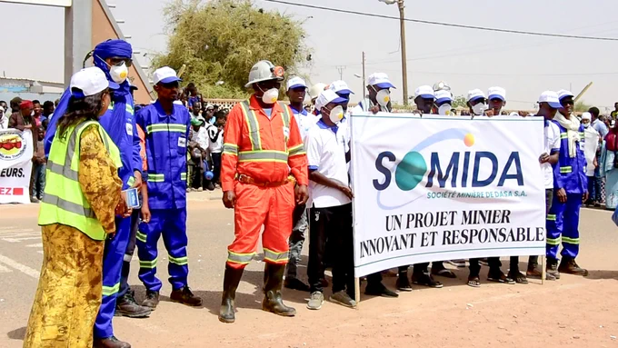 SOMIDA participating in International Workers' Day (May 1, 2025) in Agadez, Niger.