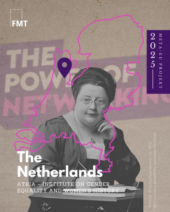 #FeministArchivesUnite: Am 14.5. feiern wir mit @ddf_archiv & @ida_Dachverband die Gründung des META-EU-Netzwerks: 23 feministische Archive, u.a. @AtriaNieuws, die wir euch heute kurz vorstellen. 🇪🇺🌍 #UnitedWeSearch #Frauenarchiv #METAEU