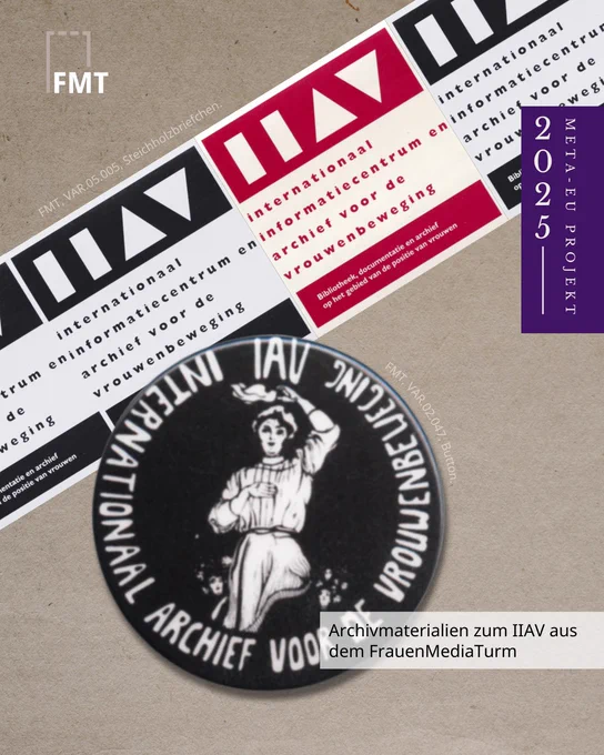 #FeministArchivesUnite: Am 14.5. feiern wir mit @ddf_archiv & @ida_Dachverband die Gründung des META-EU-Netzwerks: 23 feministische Archive, u.a. @AtriaNieuws, die wir euch heute kurz vorstellen. 🇪🇺🌍 #UnitedWeSearch #Frauenarchiv #METAEU