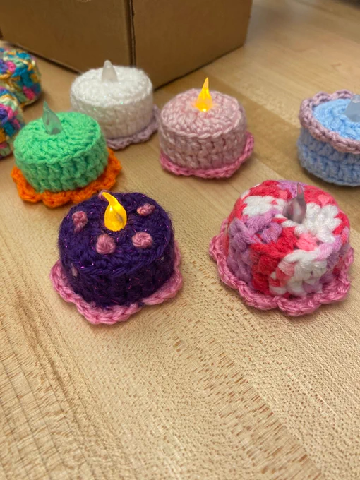 Tea light candle cozies