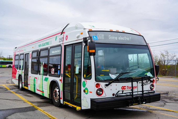 New zero-emission Nova bus wrap.