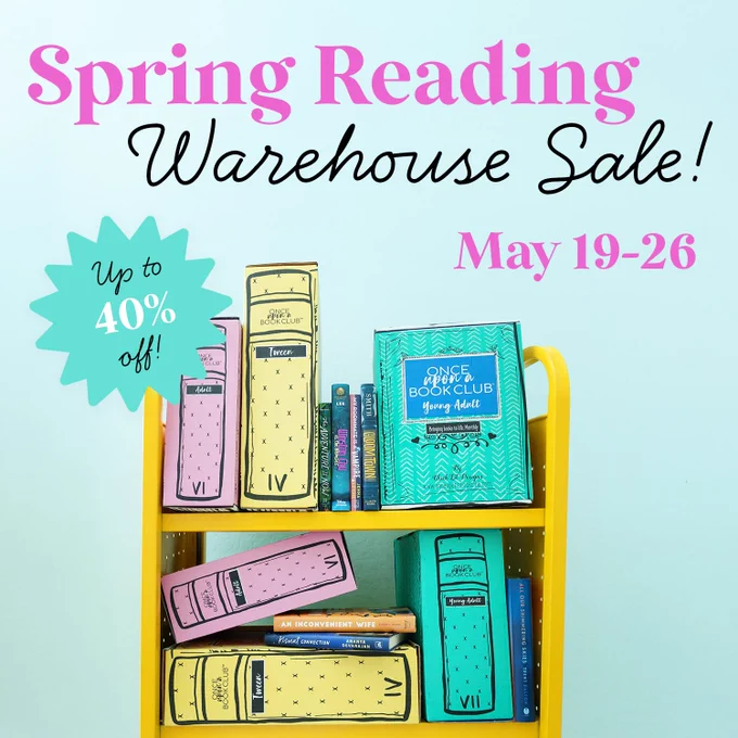 Spring Reading Warehouse Sale May 19-26 up to 40% off