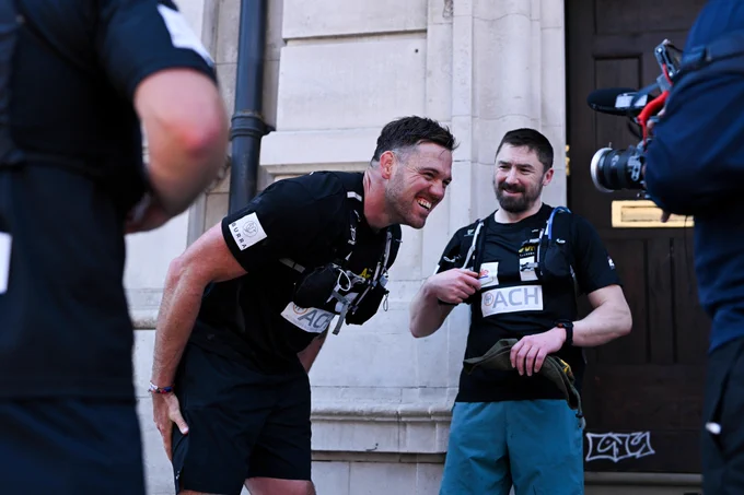 Glen Townson arrives at Principality Stadium.