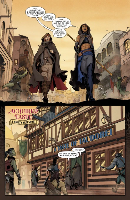 Page from the Free Comic Book Day 2025 (General) Critical Role story