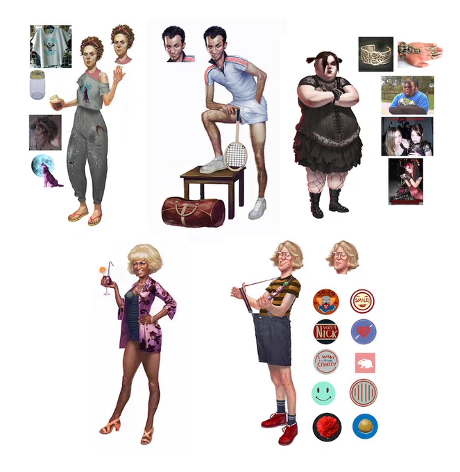 Various characters originally planned to be in Bully 2. Rockstar decided to lean more into basing some of their characters on semi-viral internet images than movie characters (See the goth chick.)