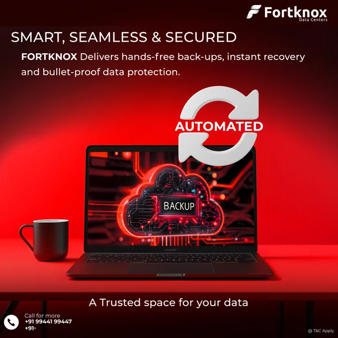 Protect what matters most 🔐 With Fortknox, your data is always backed up, always secure  and fully automated! ☁️🛡️ Welcome to hassle-free protection.