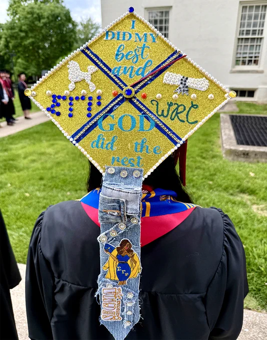decorated grad cap