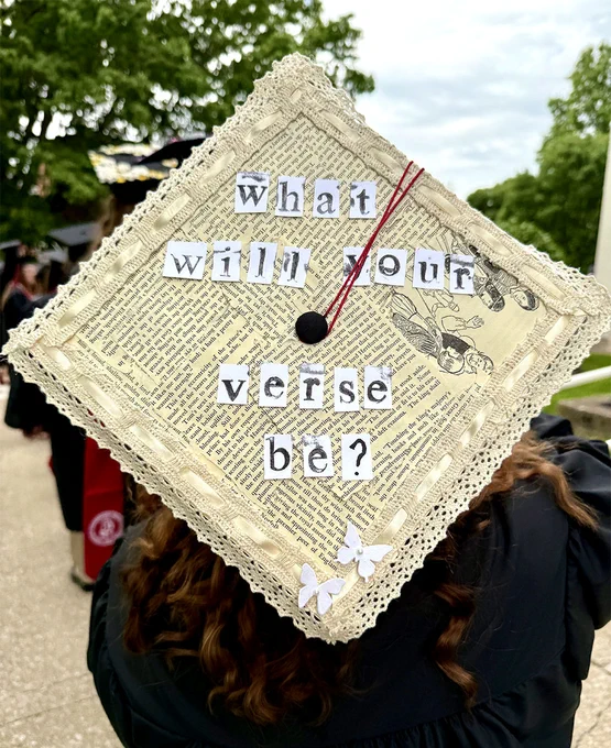 decorated grad cap