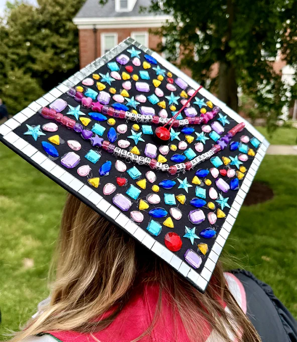 decorated grad cap