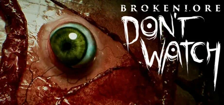 A promo image for the video game BrokenLore: Don't Watch, showcased at the Endix Expo. The image features a wide eye staring at the viewer, surrounded by a wall of flesh and tendrils.

Its steam page can be found here: https://store.steampowered.com/app/2351330/BrokenLore_DONT_WATCH/