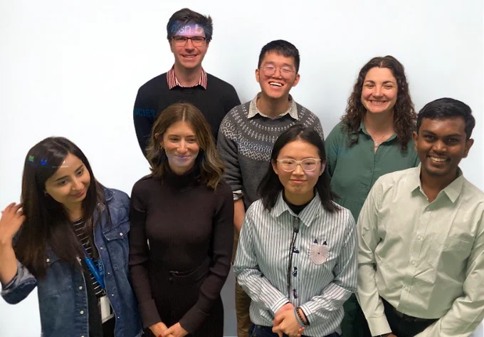 Clockwise from top left: Bailey Cardwell, Joshua Law, Sydney Harris, Murali Magatshvaren Saras, Grace Jin, Eliza Moore, Misbah Aziz