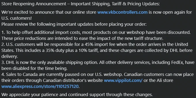 www.vkbcontrollers.com 
www.vippilot.com
www.aliexpress.com/store/1101257120