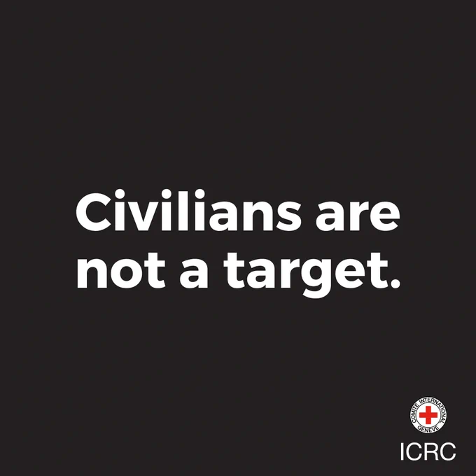 Civilians are not a target