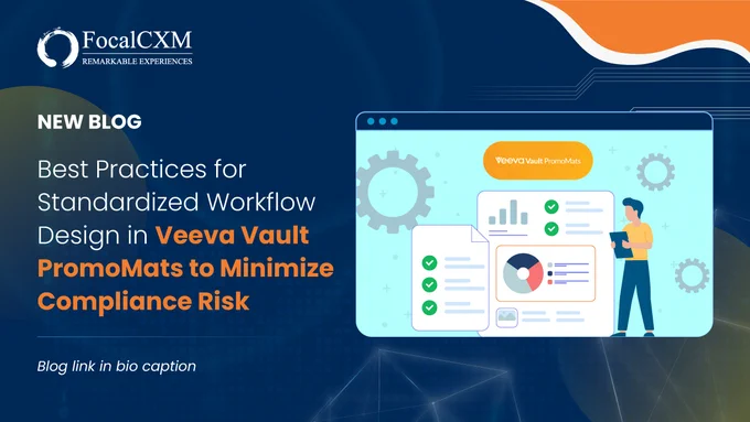 Struggling with inefficient workflows in Veeva Vault PromoMats?
In life sciences, compliance isn’t just about what your content says—it’s about how it gets reviewed and approved.
Yet many teams still rely on clunky, inconsistent workflows that slow down launches, increase risk, and complicate audits.
In our latest blog, we share practical best practices for designing streamlined workflows that work at scale—without sacrificing control or oversight.
Read the full article: https://www.focalcxm.com/best-practices-for-standardized-workflow-design-in-veeva-vault-promomats-to-minimize-compliance-risk/
Build better workflows. Minimize risk. Launch with confidence.
#VeevaVault #PromoMats #PharmaCompliance #MedicalLegalReview #WorkflowDesign #ContentOperations #LifeSciencesMarketing #FocalCXM #ComplianceExcellence #DigitalContentGovernance