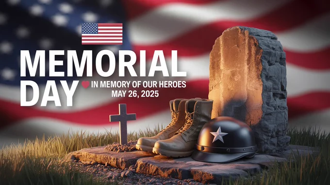 Memorial Day May 26, 2025