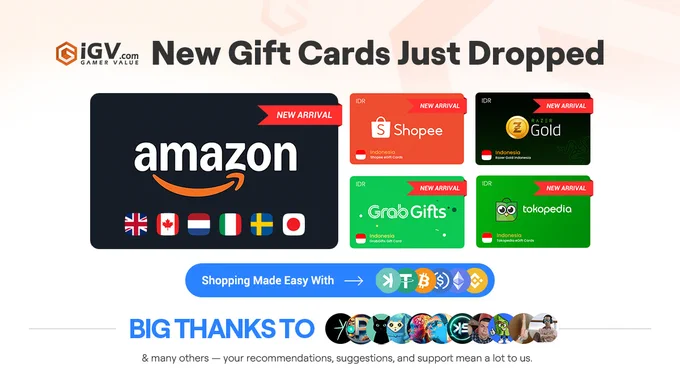 Fresh Gift Cards Now Available on iGV.com