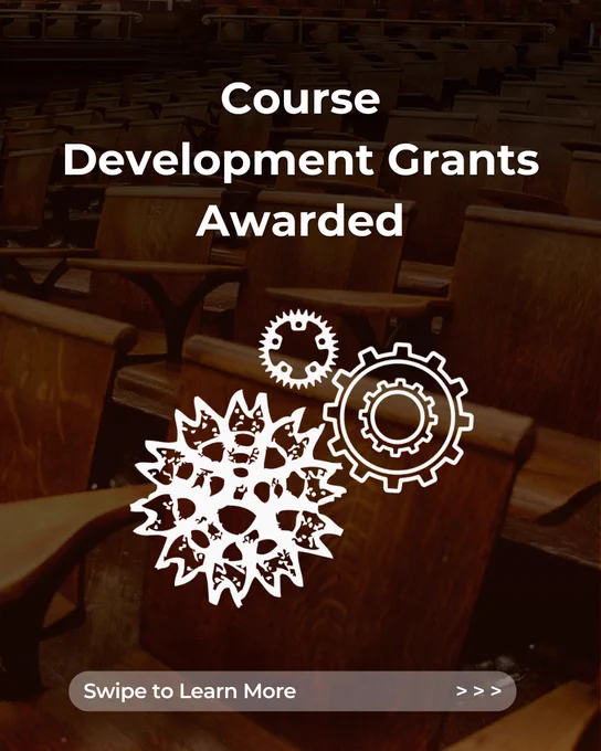 Course Development Grants Awarded