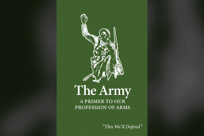 The Army’s new Field Manual 1's cover art.